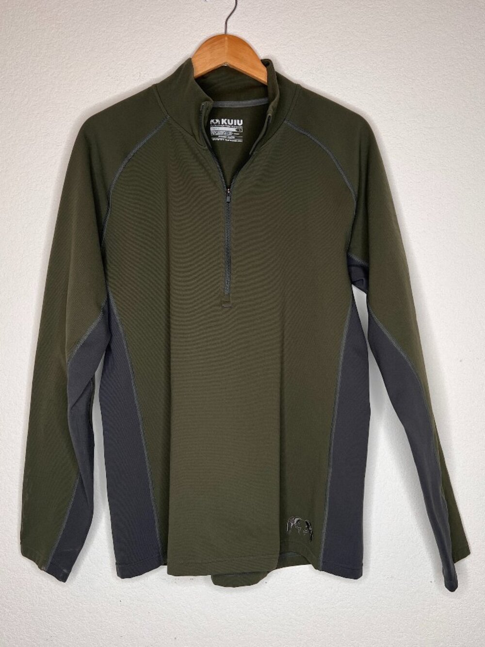 KUIU Enduro 1/4 Zip Pullover Wicking Makspec Army Green Men’s Large